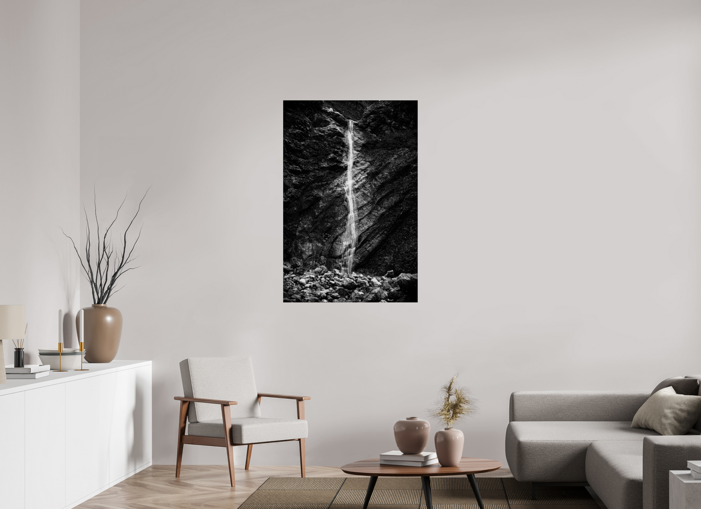 Berge - Wasserfall