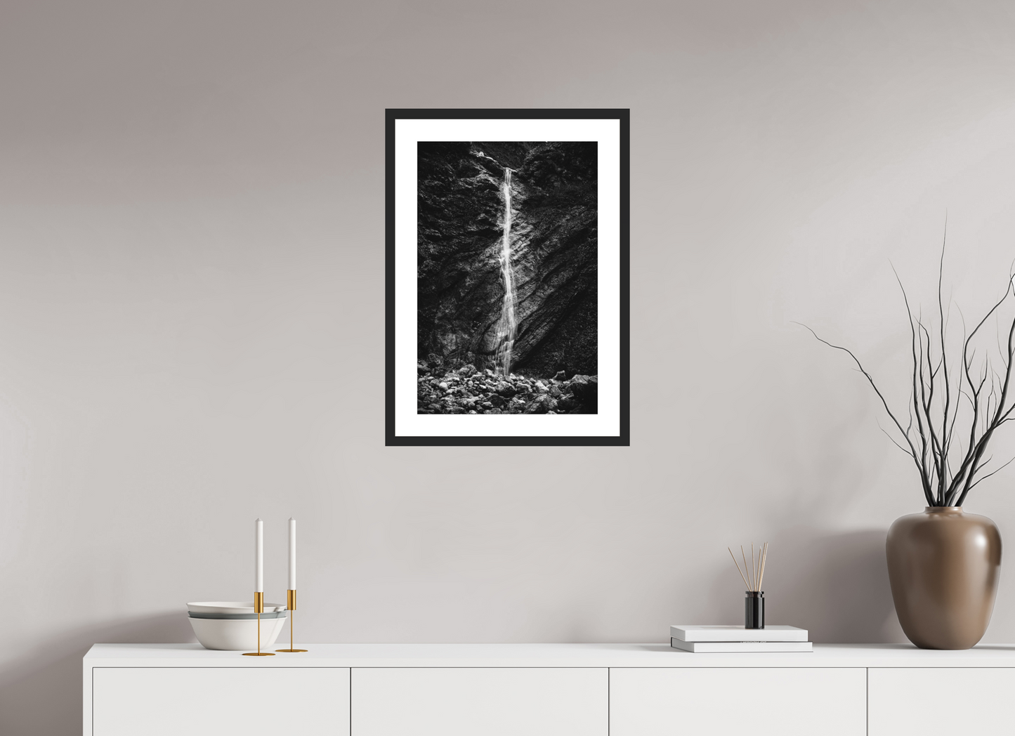 Berge - Wasserfall