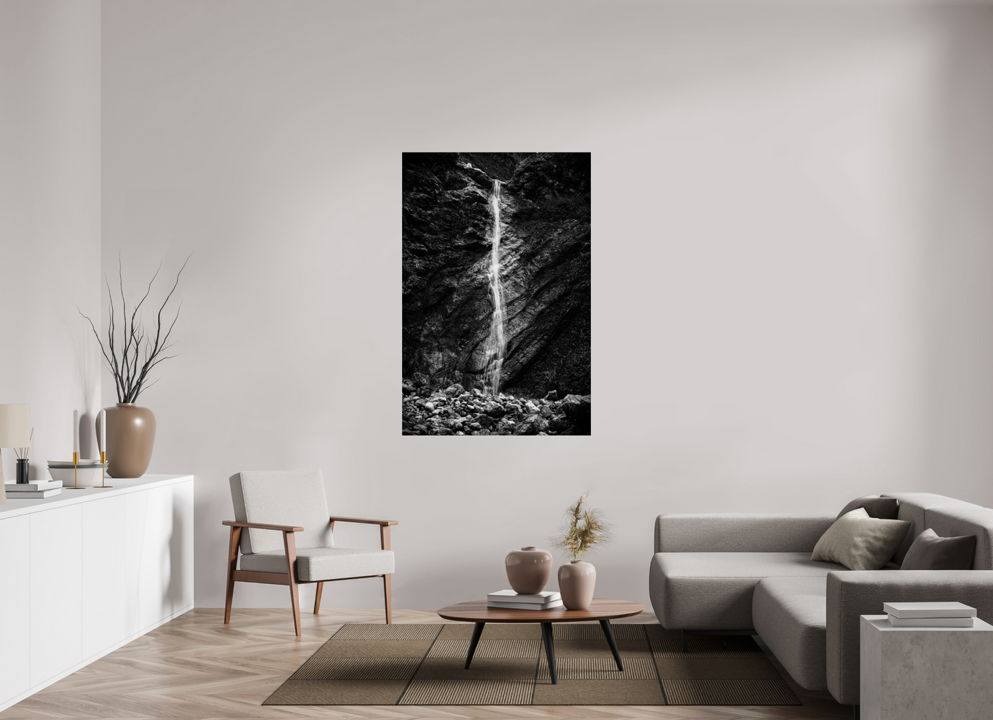 Berge - Wasserfall