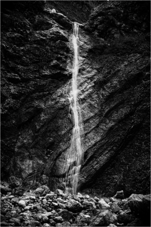 Berge - Wasserfall